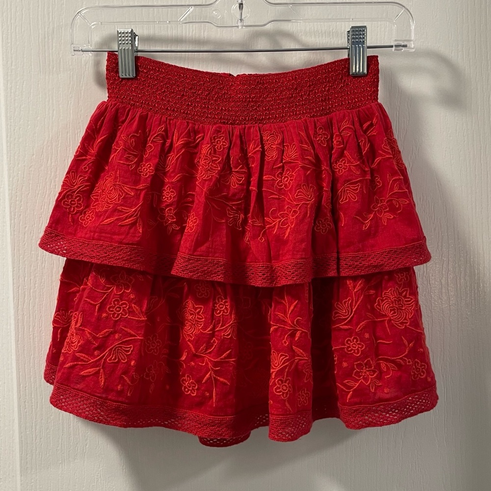 NEW Alice & Olivia mini skirt - Red * NWT